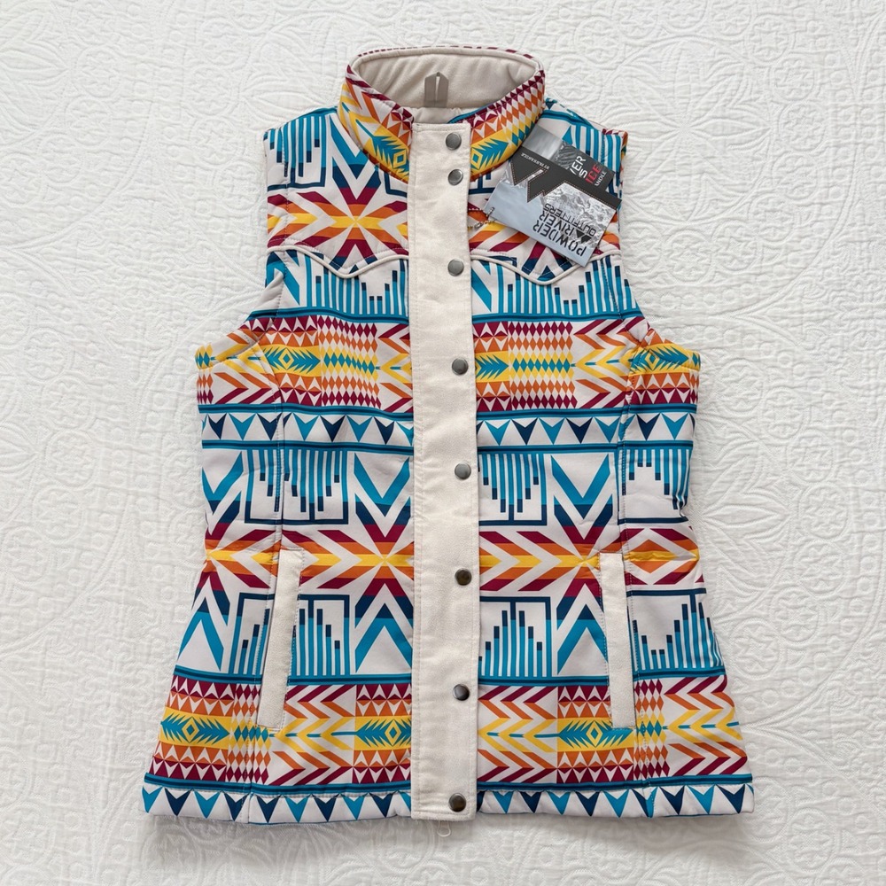 Powder River Outfitters Women's‎ Insulated Aztec Vest Sz M